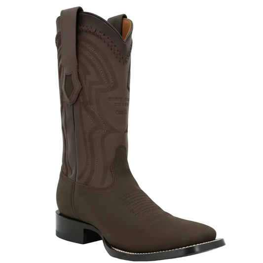 BOTAS VAQUERAS WILD WEST NOBUCK (GAMUZA) CAFE