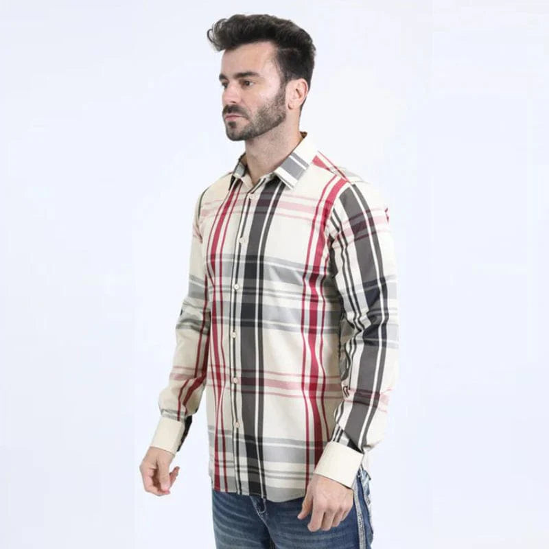 CAMISA PLATINI SLEEVE CUADRADA COLOR BEIGE