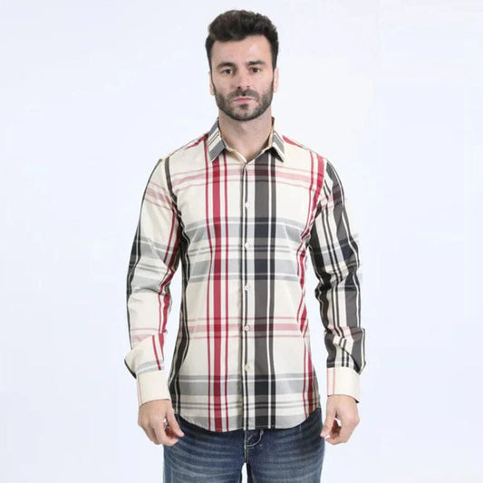 CAMISA PLATINI SLEEVE CUADRADA COLOR BEIGE