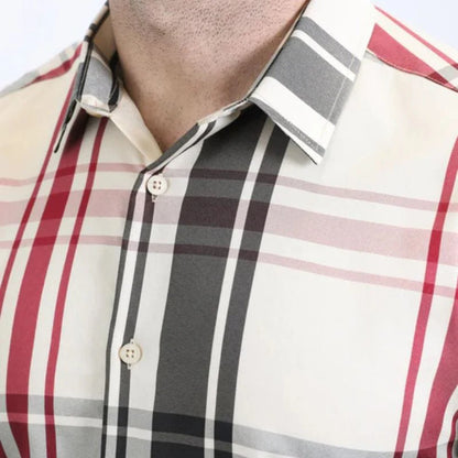 CAMISA PLATINI SLEEVE CUADRADA COLOR BEIGE