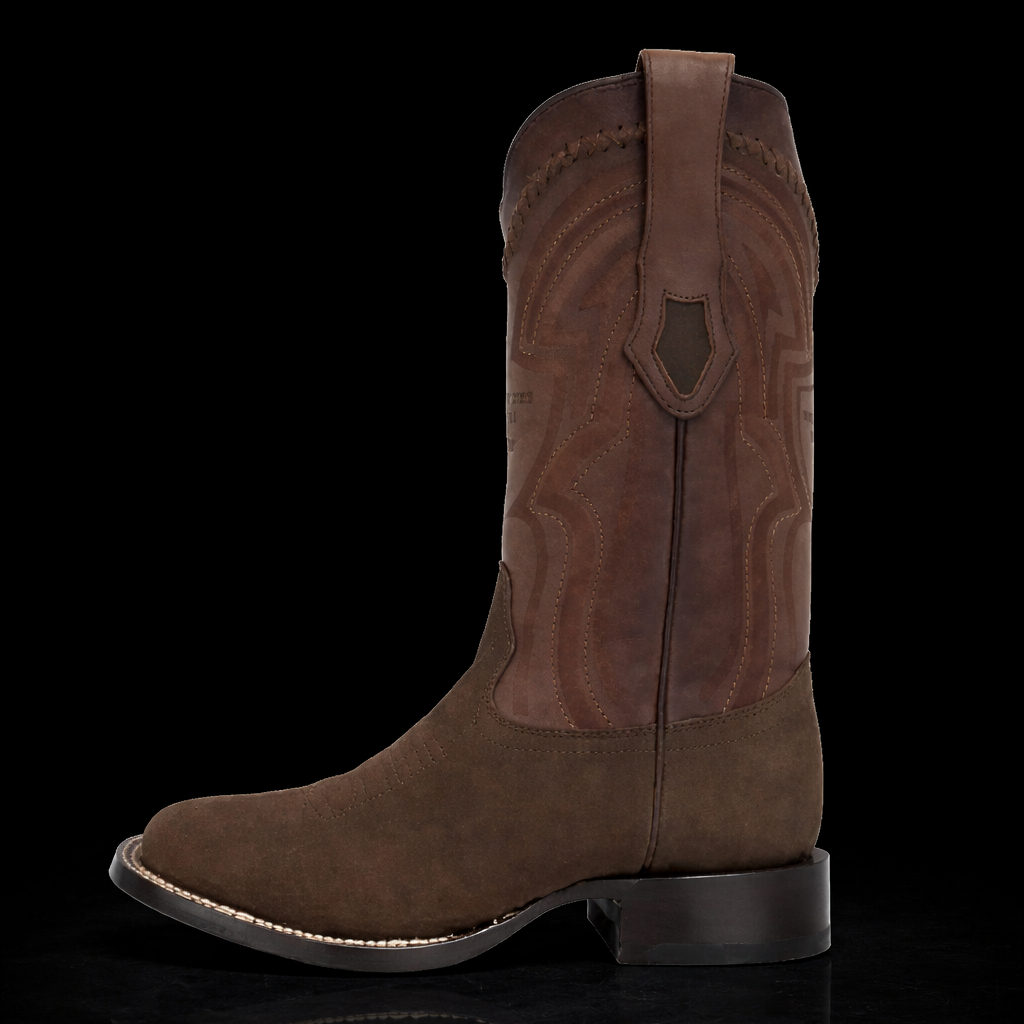 BOTAS VAQUERAS WILD WEST NOBUCK (GAMUZA) CAFE
