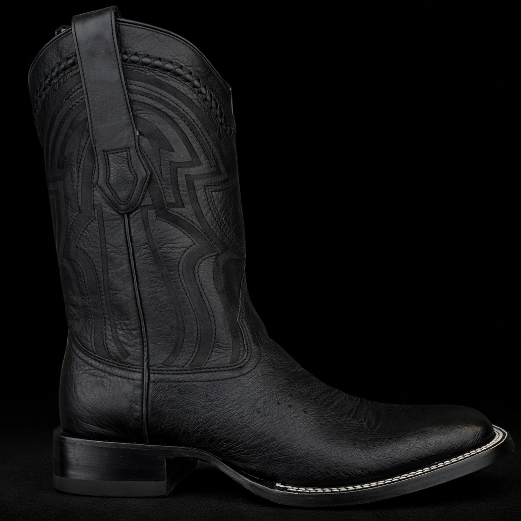 BOTAS VAQUERAS WILD WEST (PANZA DE AVESTRUZ) NEGRA