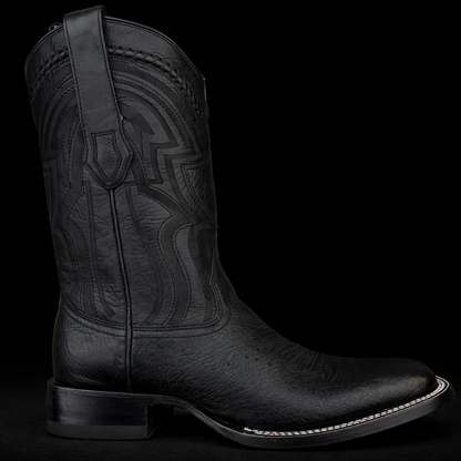 BOTAS VAQUERAS WILD WEST (PANZA DE AVESTRUZ) NEGRA