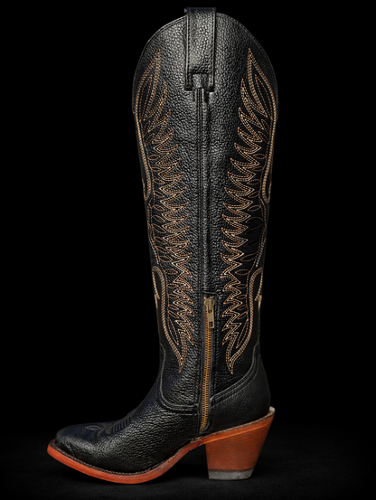 BOTAS ALTAS REYME 858 BRUMA NEGRO