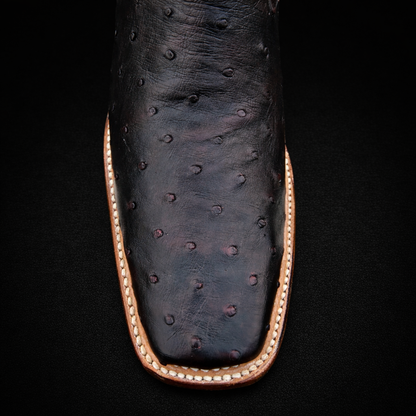 BOTAS DE VESTRUZ ORIGINAL BLACK CHERRY PUNTA RODEO