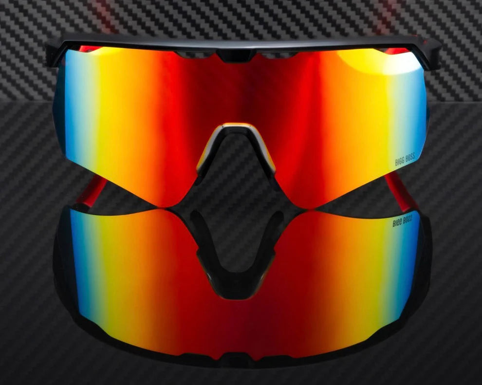 BIGBOSS Eclipse Red Sunglasses #100