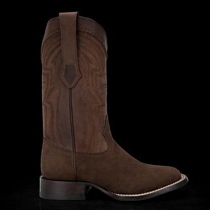 BOTAS VAQUERAS WILD WEST NOBUCK (GAMUZA) CAFE