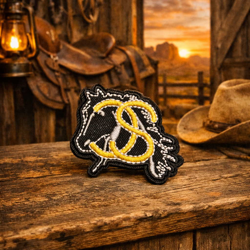 CS HORSE HAT PATCH