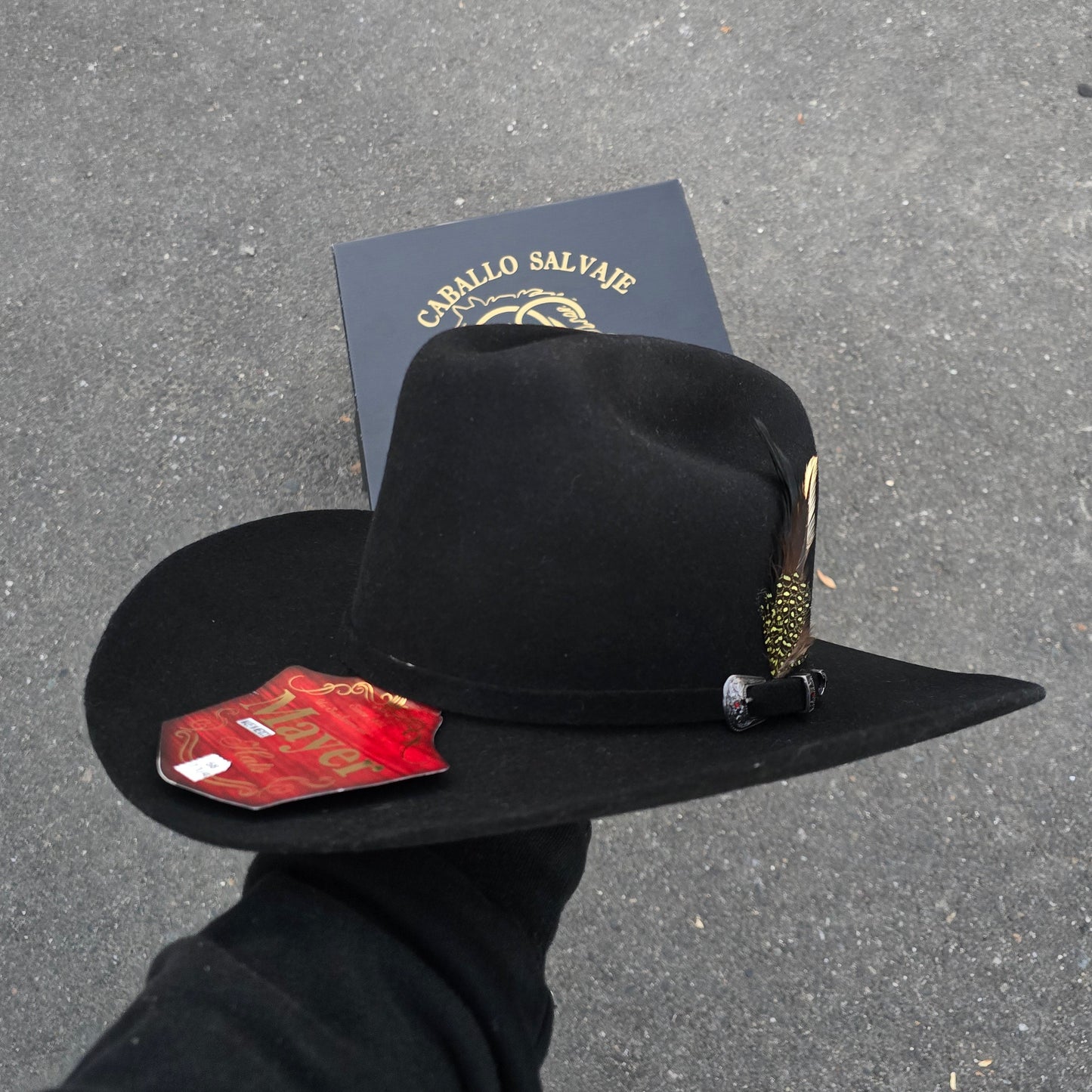 TEXANA (FELT HAT) MAYER 100X SINALOA COLOR NEGRA