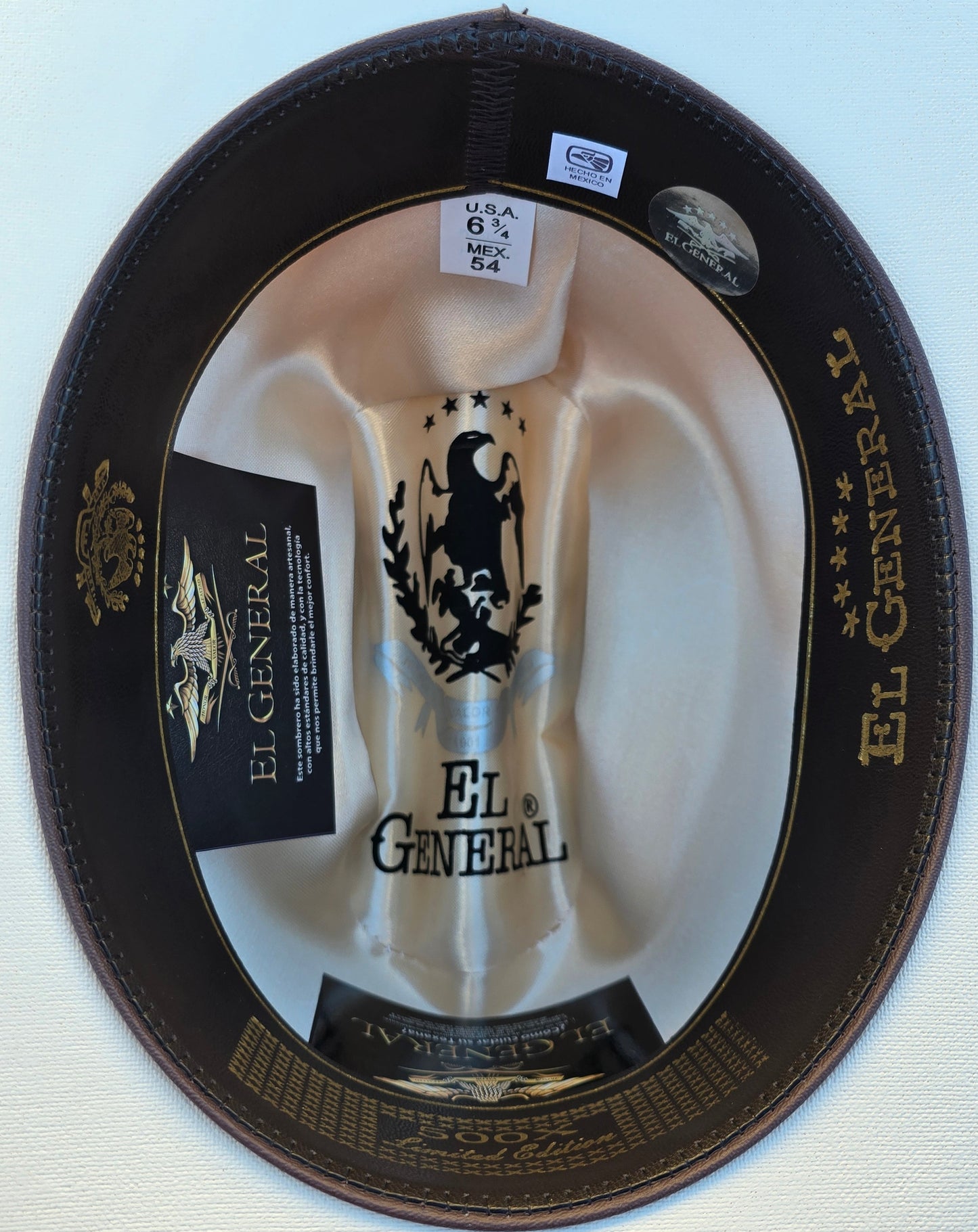 SOMBRERO SINALOA 500X EL GENERAL