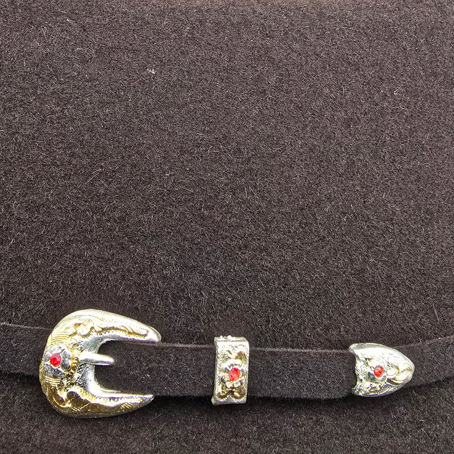 LARRY MAHAN'S 6X COWBOY FELT HAT BROWN