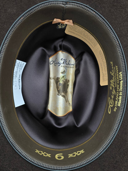 LARRY MAHAN'S 6X COWBOY FELT HAT BROWN